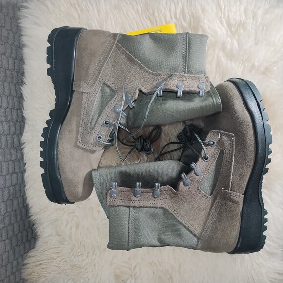 NEW! Belleville Military Combat Boots-Vibram-Safety Boot-Steel Toe-Men's 7W - Picture 3 of 11
